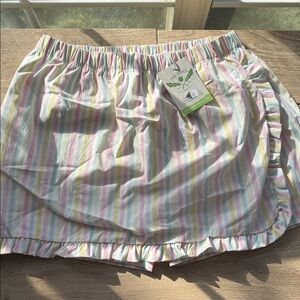 The Oaks Kids Striped Skort